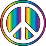 Rainbow Peace Sign