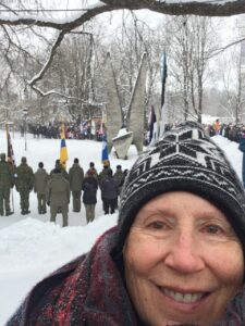 Photo of Karin at the ceremony